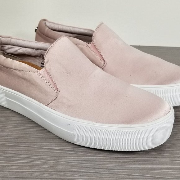 Steve Madden Giles Sneakers, Pink Satin, Womens Various Sizes - Picture 3 of 9